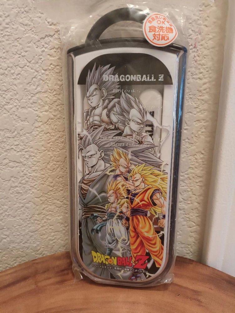 Rare Collectible Unique Classic Dragon Ball Z Utensil Cutlery Set - Plastic with Stainless Steel Fork, Spoon & Chopsticks.