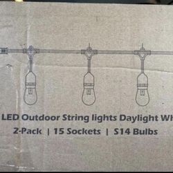 Patio Led String Light 96ft