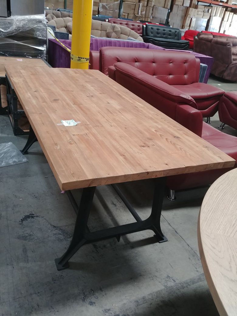 Solid wood Table. 76x36x30. Brand new in box