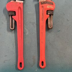 Rigid Heavy duty Straight Pipe Wrench 