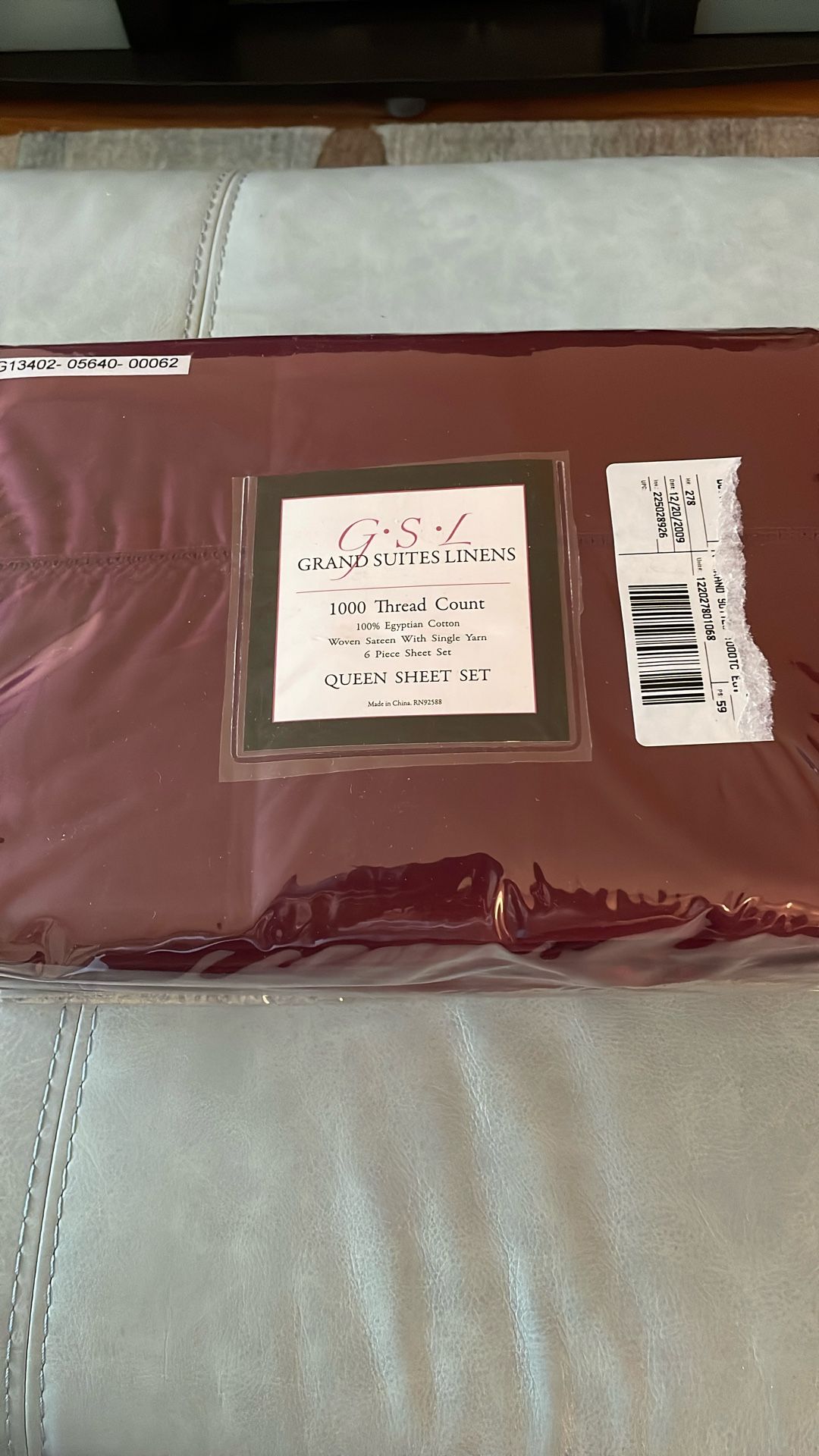 BRAND NEW GRAND SUITES LINENS 1000 THREAD COUNT 6 PIECE QUEEN SHEET SET EGYPTIAN COTTON 