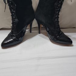 Womens Black Payton heeled boots size 40 in italy