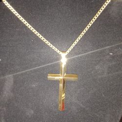 Gold Plated Cross, 