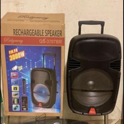 Bluetooth Speaker With Microphone - 15” Woofer 
