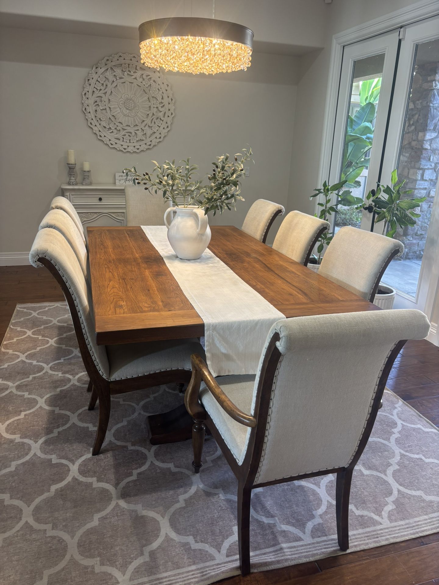 Dining Table & Seating-SOLID PECAN WOOD