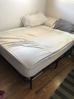 Mattress Bed Frame And Topper