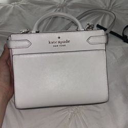 White Kate Spade Crossbody Bag