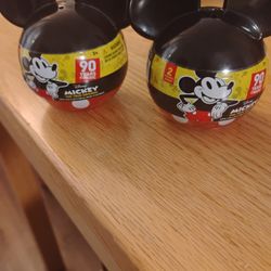 2 Mickey Mouse Collectible Mini Figures