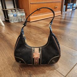 Liz Claiborne mini hobo handbag, 9"×7"×3", clean and great condition