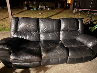 Double recliner couch