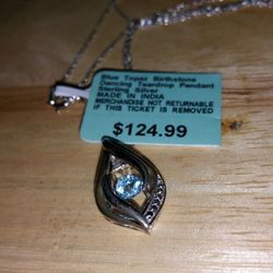 Blue Topaz Necklace