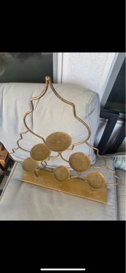 Metal candle Christmas tree