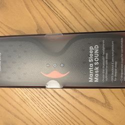 Manta Sound Sleep Mask Bluetooth Headphones Eye Mask – New