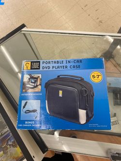 Portable dvd case holder