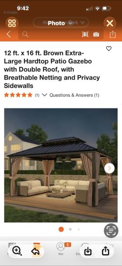 12   ft. x 16 ft. Brown Extra