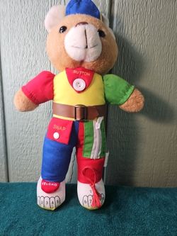 Vintage Gary Charles Dress Me Bear Teaching Singing Teddy 12" - Working