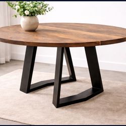 Round Solid Wood Table