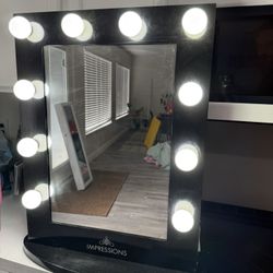 Impressions Hollywood Vanity Lighted Mirror