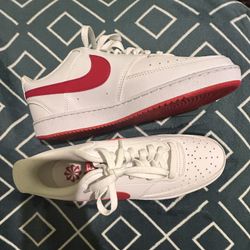 Brand New Nike Court Vision Low University Red