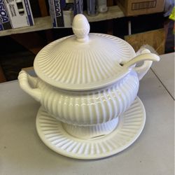 12 Cup Heated Soup/gravy Pot With Spill Plate