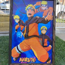 NARUTO Frames Kids Home Decor Man Cave Posters Patios Living Room Guadalajara Cuadros Barbershop 💈