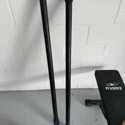 Weighted bars 15lbs and 20lbs