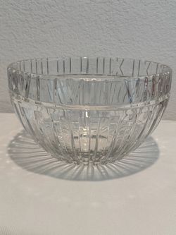Tiffany & Co Crystal “Atlas” Large Centerpiece Bowl