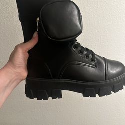 🔥 Cape Robbin Combat Boots with Pocket – Size 11 – Brand New! 🔥