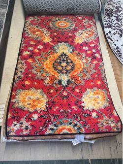 Summer Area rug runner new