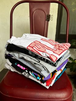 18 Graphic T-Shirts Bundle, Women’s S/M & Men’s M/L, $18