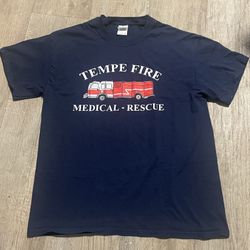Tempe Fire Medical Rescue Graphic T-Shirt Men’s Large 