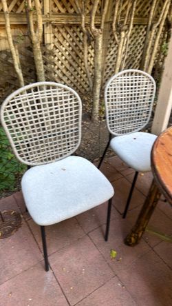 Dining chairs, indoor or outdoor set of 4