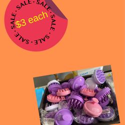 Wet & Dry Hair Scalp Brush  ($3 Ea.)