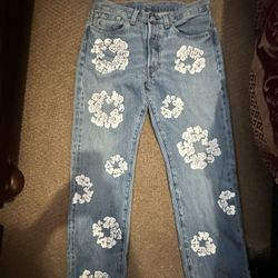 Denim Tears Cotton Wreath Light Wash Jeans 