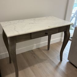 Pottery Barn Alexandra Marble Writing Desk
