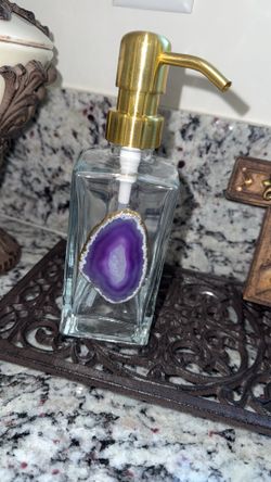 Agate Crystal Soap Dispenser
