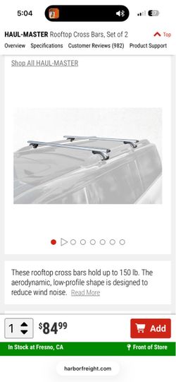 Rooftop cross bar
