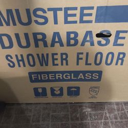 48 Inch fibroglass shower floor pan