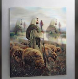 Rare Vintage 3D Lenticular Good Shepherd Print - $40 OBO
