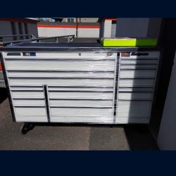 72" White Snap On Tool Box