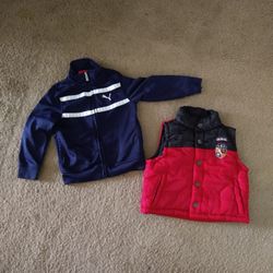 Puma Jacket and Eckō Vest 
