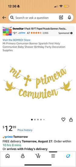 Mi Primera Comunion Banner Spanish First Holy Communion Baby Shower Birthday Party Decoration Supplies