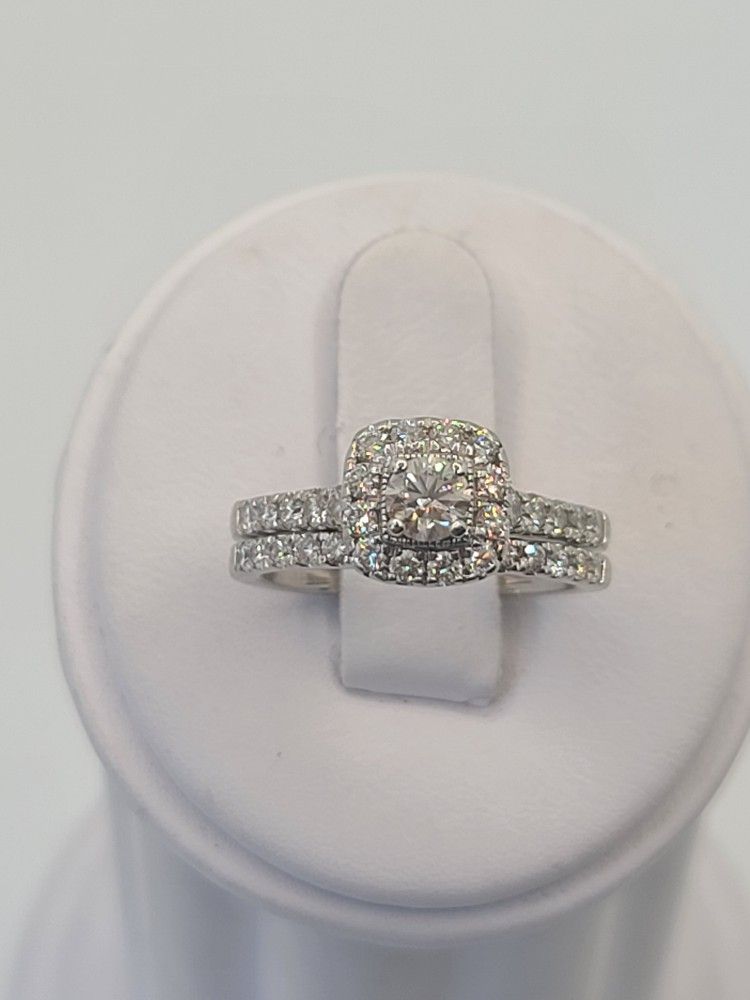 14k Gold 0.36ct 1.0ctw Vs Diamond Engagement Set