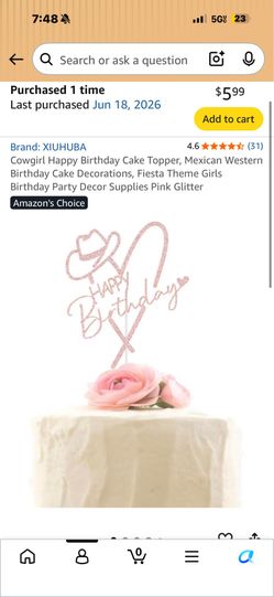I NEED A CAKE TOPPER!