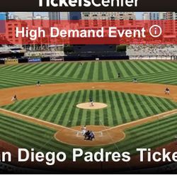 San Diego Padres Versus Los Angeles Dodgers Tickets