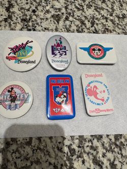 Vintage Disneyland pins buttons