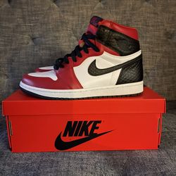 Jordan 1 Satin Snakeskin. Size 9.5 W 8 M