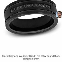 Mens Tungsten Ring 