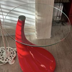 Small Red Table