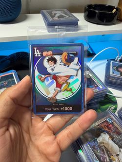 One Piece x Dodgers Luffy Card Sealed